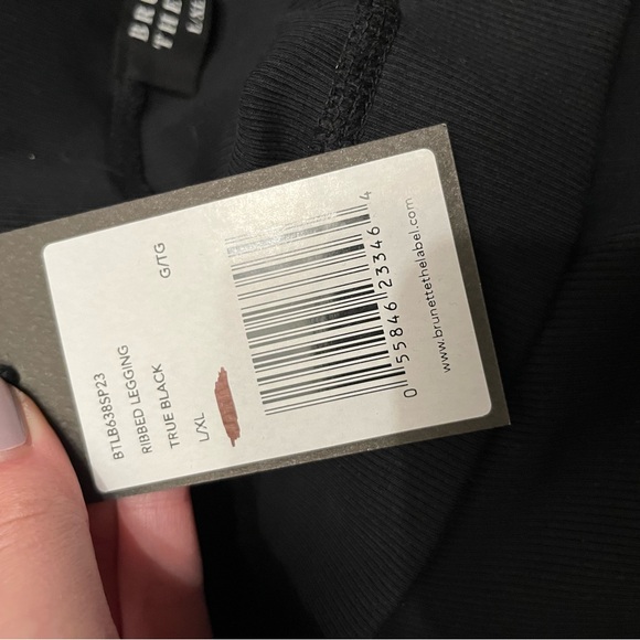 Brunette The Label Ribbed Leggings - Picture 3 of 4